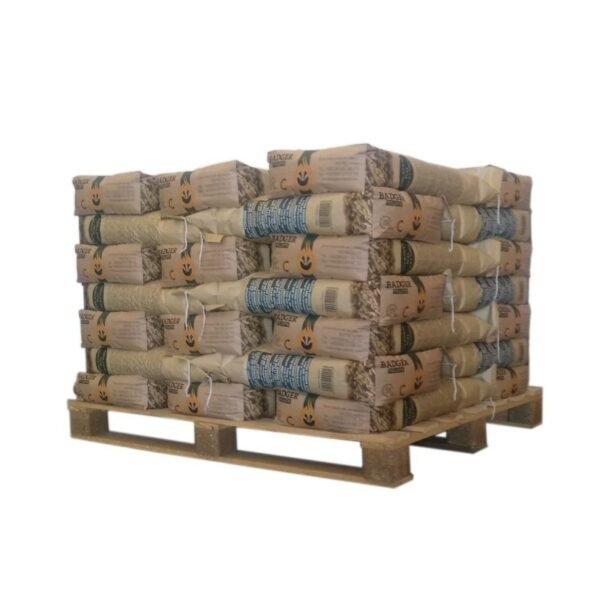 Pellets badger – 12 palette de 35 sacs de 15 kg